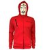 Pánská mikina La Casa De Papel|Papírový dům: Maska logo (M) červená bavlna