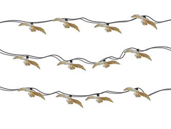 Dekorativní světýlka k zavěšení Harry Potter: Hedvika 12 kusů ()