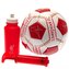 Dárkový set fotbalisty FC Liverpool: míč velikost 5|láhev objem 500 ml|pumpička