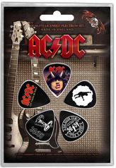 Kytarová trsátka AC/DC: Highway to Hell set 5 kusů