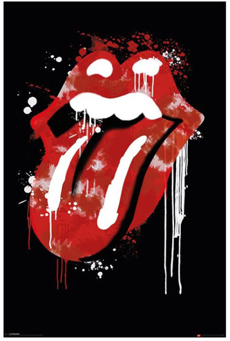 Plakát Rolling Stones: Grafitti Lips (61 x 91,5 cm)