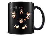 Keramický hrnek Queen: Queen II (objem 315 ml) černý