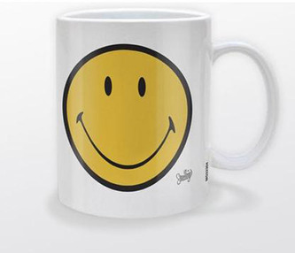 Keramický hrnek Smiley|Smajlík: Classic (objem 315 ml) bílý