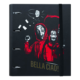 Kroužkový pořadač La Casa De Papel|Papírový dům: Maska (27,5 x 32 cm)