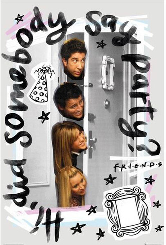 Plakát Friends|Přátelé: Party (61 x 91,5 cm)