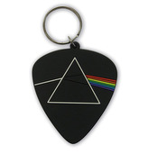 Pryžová kl´čenka - přívěsek na klíče Pink Floyd: Trsátko Dark Side Of The Moon (5 x 6 cm)