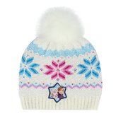 Dětský zimní kulich Frozen II|Ledové království: (univerzální) bílý akryl
