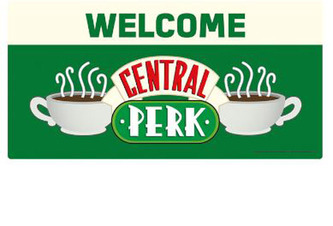 Cedule na zeď Friends|Přátelé: Welcome To Central Perk (30 x 60 cm)