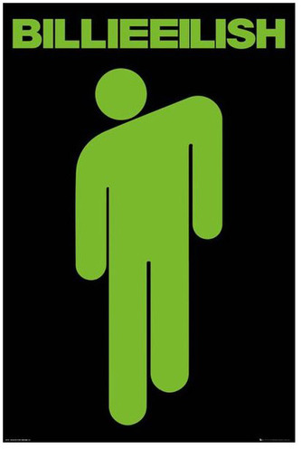 Plakát Billie Eilish: Stickman (61 x 91,5 cm)