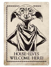 Plechová A5 dekorativní cedule na zeď Harry Potter: Dobby (14,8 x 21 cm)