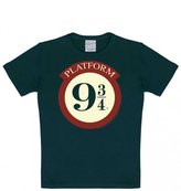 Dětské tričko Harry Potter: Nástupiště 9 3/4 - Platform 9 3/4 (výška 158-164 cm) černá bavlna