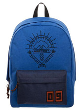 Batoh Minecraft: Blue (30 x 43 x 12 cm|objem 15,5 litrů) modrá polyester