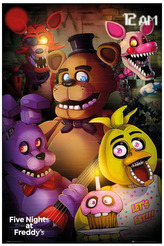 Plakát Five Nights At Freddy's: Group (61 x 91,5 cm)