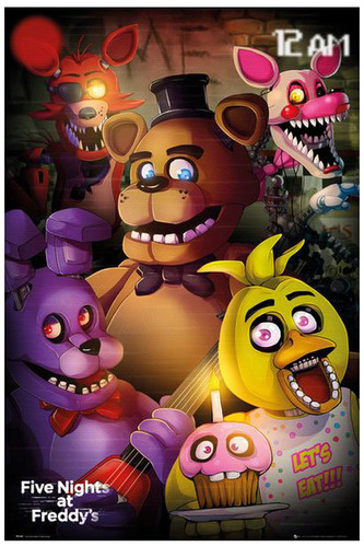 Plakát Five Nights At Freddy's: Group (61 x 91,5 cm)