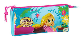 Trojitý penál na tužky Disney|Na vlásku: vzor 11805 (22 x 10 x 3 cm) polyester Trojitý penál na tužky Disney|Na vlásku: vzor 11805 (22 x 10 x 3 cm) polyester