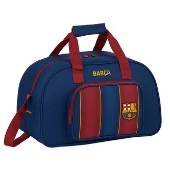 Malá cestovní - sportovní taška FC Barcelona: vzor 12029 sezóna 20/21 (objem 22 litrů|40 x 23 x 24 cm) modrý polyester