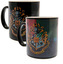 Černý proměňovací keramický hrnek Harry Potter: Hogwarts - Bradavice (objem 300 ml)
