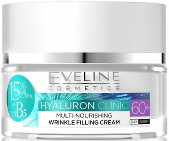 Eveline Hyaluron Clinic Wrinkle Filling Day And Night Cream 60+ 50ml