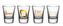 Sklenice štamprle Lord Of The Rings|Pán Prstenů: Set 4 kusů (objem 60 ml|výška 6 cm)