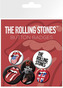 Placka The Rolling Stones: Set 6 placek (průměr 25 mm a 32 mm)