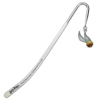 Knižní záložka Harry Potter: Zlatonka (délka 14 cm) kovová