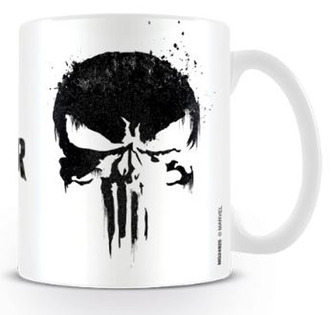 Bílý keramický hrnek Marvel|Punisher: Skull|Lebka (objem 315 ml)