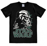 Pánské tričko Star Wars|Hvězdné války: Darth Vader (L) černé bavlna