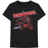 Pánské tričko Marvel|Deadpool: Cover (XL) černé bavlna