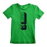 Dětské tričko Minecraft: Creeper Exclamation (12-13 let) zelená bavlna