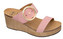 Scholl Zdravotní obuv - MALIBU` WEDGE Nub-W - Pale Pink 39