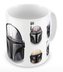 Keramický hrnek Star Wars|Hvězdné války Tv seriál The Mandalorian: Helmet (objem 300 ml) bílý