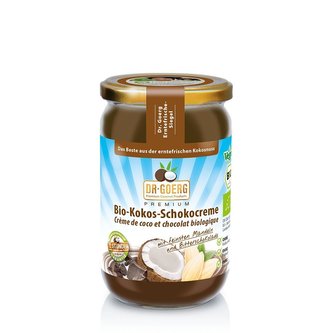 Premium BIO Oříškový krém Coconut Chocolate - DR. GOERG - 200 g