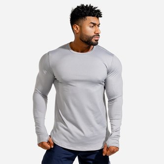 Tričko Long Sleeve Statement Muscle Grey - Squat Wolf - Velikost XXL