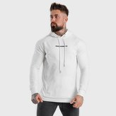 Mikina Statement Hoodie White - Squat Wolf - Velikost XL