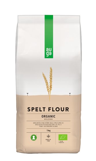BIO Celozrnná špaldová mouka - Auga - 1000 g