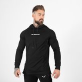 Mikina Statement Hoodie Black - Squat Wolf - Velikost M