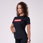 Dámské tričko Basic Black - NEBBIA - Velikost XS
