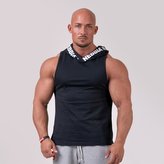 Tílko Hooded Black - NEBBIA - Velikost XL