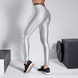 Dámské legíny Sparkle Grey - LABELLAMAFIA - Velikost S