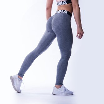 Dámské legíny Scrunch Butt Grey - NEBBIA - Velikost S