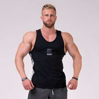 Tílko Lampas Black - NEBBIA - Velikost L