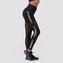 Dámské legíny Intense Gold Mesh Black - NEBBIA - Velikost L
