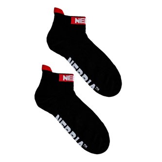 Ponožky Ankle Socks Smash It Black - NEBBIA - Velikost 43 - 46