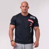 Tričko Logo Tapping Black - NEBBIA - Velikost L