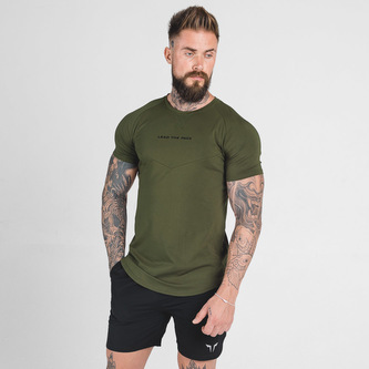 Tričko Statement Tee Olive Green - Squat Wolf - Velikost XXL