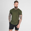 Tričko Statement Tee Olive Green - Squat Wolf - Velikost XXL