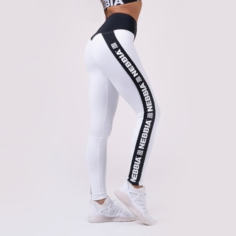 Dámské legíny Power Your Hero White - NEBBIA - Velikost L