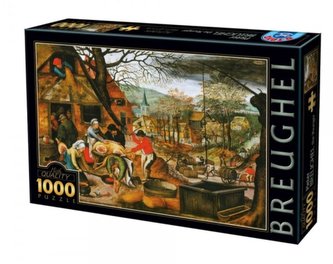 Puzzle 1000 Brueghel, Cztery pory roku - Jesień