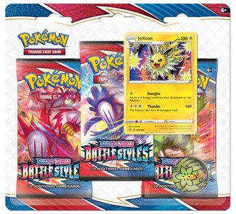 Pokémon TCG Battle Styles - 3 Blister Booster