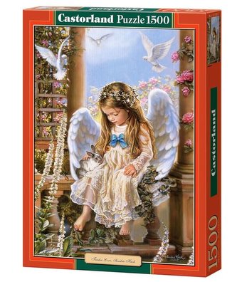 Puzzle 1500 Aniołek i zwierzaki CASTOR Puzzle 1500 Aniołek i zwierzaki CASTOR